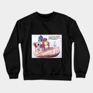 Ironic Dead Man Walking Present Gift Crewneck Sweatshirt